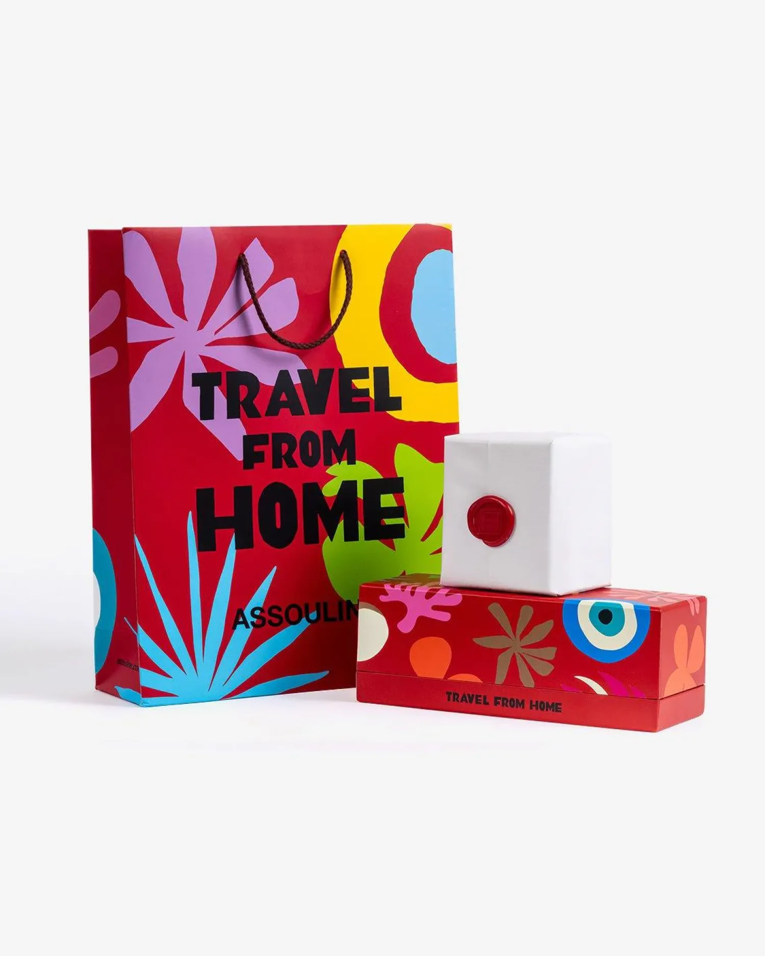 Assouline Kaarsen^Reizen Vanuit Huis Mini Geurkaarsenset